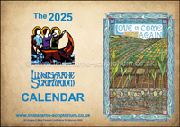 2025 Scriptorium Art Calendar (C) www.lindisfarne-scriptorium.co.uk 2020