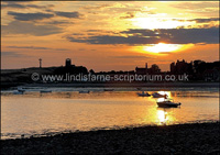 Sunset - A5 Card (C) www.lindisfarne-scriptorium.co.uk 2020