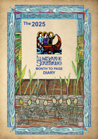 2025 Monthly Planner / Diary (C) www.lindisfarne-scriptorium.co.uk 2020