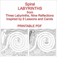 Spiral Labyrinth Printable PDF