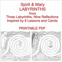 Spirit and Mary Labyrinth Printable PDF