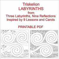 Triskelion Labyrinth Printable PDF