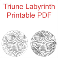 Triune Labyrinth Printable PDF (C) www.lindisfarne-scriptorium.co.uk 2020
