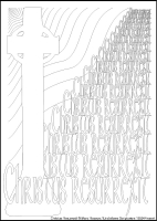 Christus Resurrexit - Multicoloured Meditations - Downloadable / Printable - Colouring Sheet