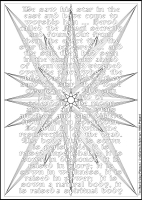 The Star - Multicoloured Meditations - Downloadable / Printable - Colouring Sheet
