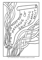 28 - Christmas Eve - Acts 13.16-26 - Downloadable / Printable Colouring Sheet
