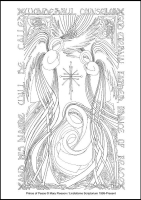 Prince of Peace - Multicoloured Christmas - Downloadable / Printable - Colouring Sheet